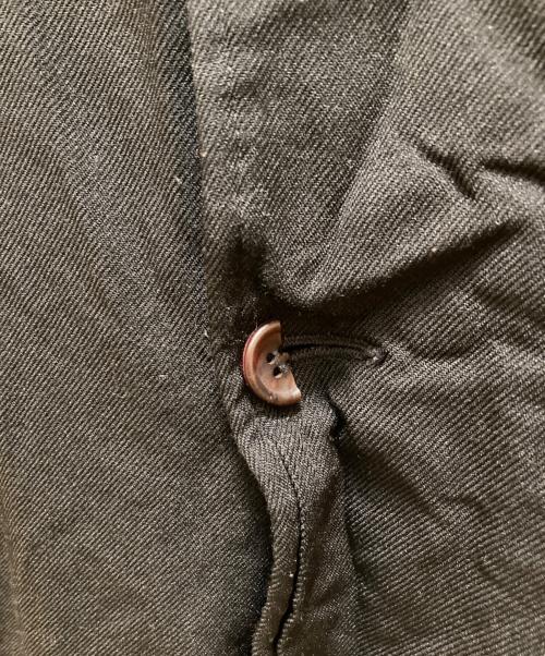 COMME des GARCONS HOMME PLUS（コムデギャルソンオムプリュス）COMME des GARCONS HOMME PLUS (コムデギャルソンオムプリュス) 製品染め ポリ縮絨3Bテーラードジャケット ブラック サイズ:Mの古着・服飾アイテム