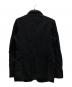 COMME des GARCONS HOMME PLUS (コムデギャルソンオムプリュス) 製品染め ポリ縮絨3Bテーラードジャケット ブラック サイズ:M：23000円