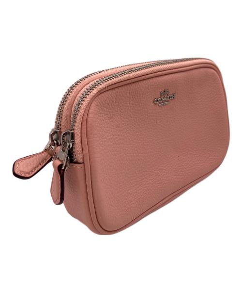 COACH（コーチ）COACH (コーチ) チェーンショルダーバッグ ピンクの古着・服飾アイテム