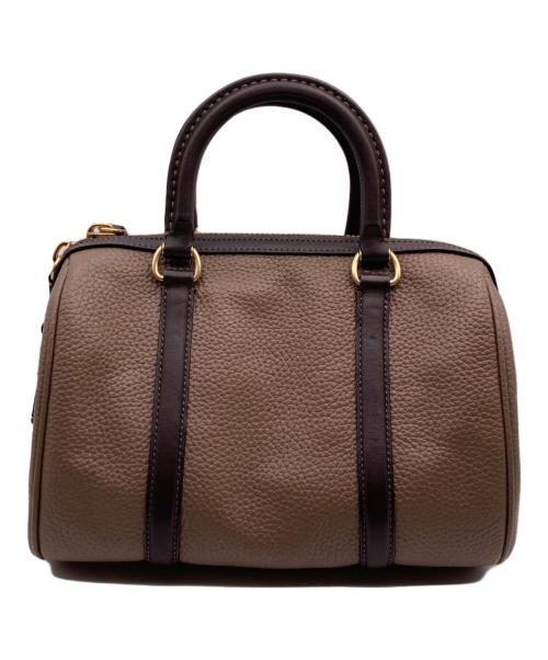 COACH（コーチ）COACH (コーチ) ルビー サッチェル 25 カラーブロック ブラウンの古着・服飾アイテム