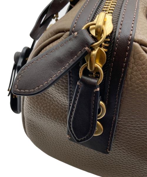 COACH（コーチ）COACH (コーチ) ルビー サッチェル 25 カラーブロック ブラウンの古着・服飾アイテム