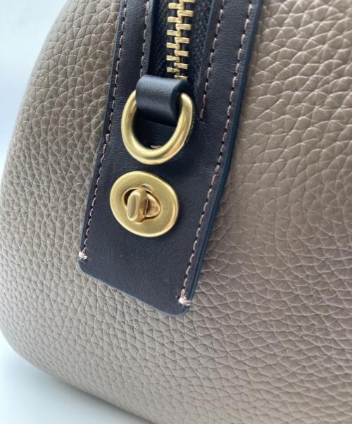 COACH（コーチ）COACH (コーチ) ルビー サッチェル 25 カラーブロック ブラウンの古着・服飾アイテム