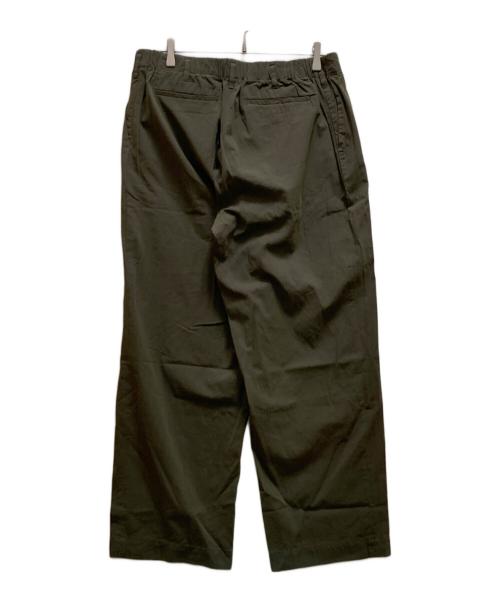 MARKA（マーカ）MARKA (マーカ) 2タックストレートフィットイージーパンツ カーキ サイズ:3の古着・服飾アイテム