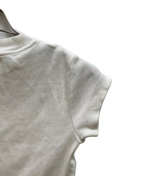 Calvin Klein Jeans（カルバンクラインジーンズ）Calvin Klein Jeans (カルバンクラインジーンズ) モノグラムベビーTシャツ ホワイト サイズ:Mの古着・服飾アイテム