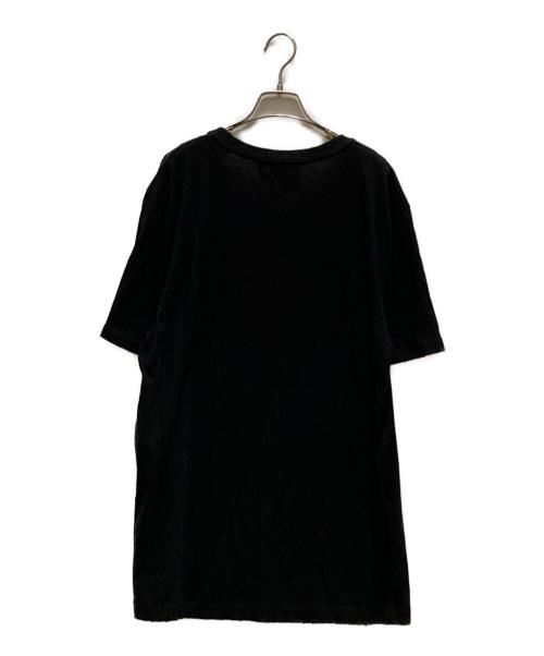 GUCCI（グッチ）GUCCI (グッチ) ダメージ加工 タイガープリントTシャツ ブラック サイズ:Lの古着・服飾アイテム