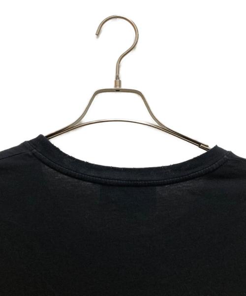GUCCI（グッチ）GUCCI (グッチ) ダメージ加工 タイガープリントTシャツ ブラック サイズ:Lの古着・服飾アイテム