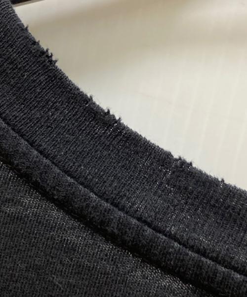 GUCCI（グッチ）GUCCI (グッチ) ダメージ加工 タイガープリントTシャツ ブラック サイズ:Lの古着・服飾アイテム