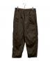 BURLAP OUTFITTER（バーラップアウトフィッター）の古着「2タックナイロンイージーパンツ」｜カーキ
