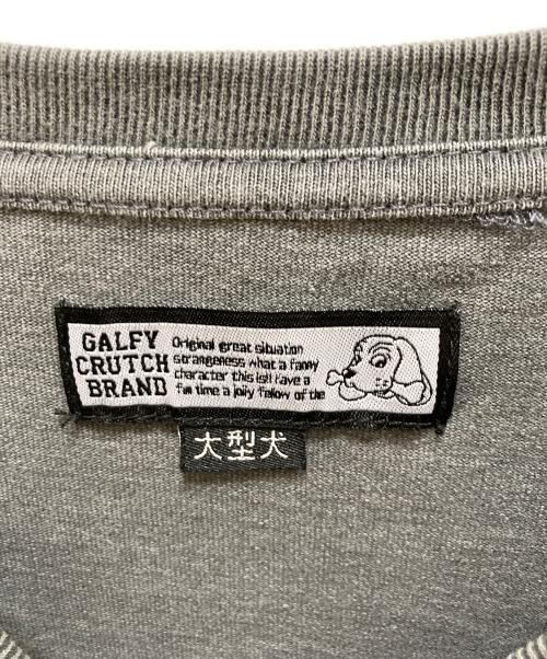 GALFY（ガルフィー）GALFY (ガルフィー) デッカわんちゃんTee グレー サイズ:XLの古着・服飾アイテム