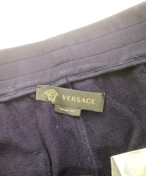 VERSACE（ヴェルサーチェ）VERSACE (ヴェルサーチェ) メデューサ刺繍スウェットパンツ ネイビー サイズ:XLの古着・服飾アイテム