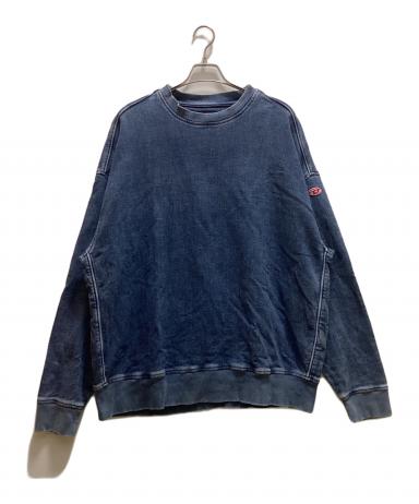 中古・古着通販】DIESEL (ディーゼル) デニム クルーネック スウェット