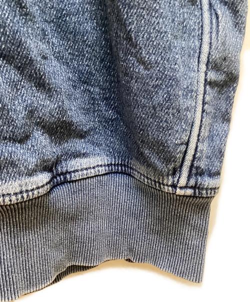 DIESEL（ディーゼル）DIESEL (ディーゼル) デニム クルーネック スウェット インディゴ サイズ:XXLの古着・服飾アイテム