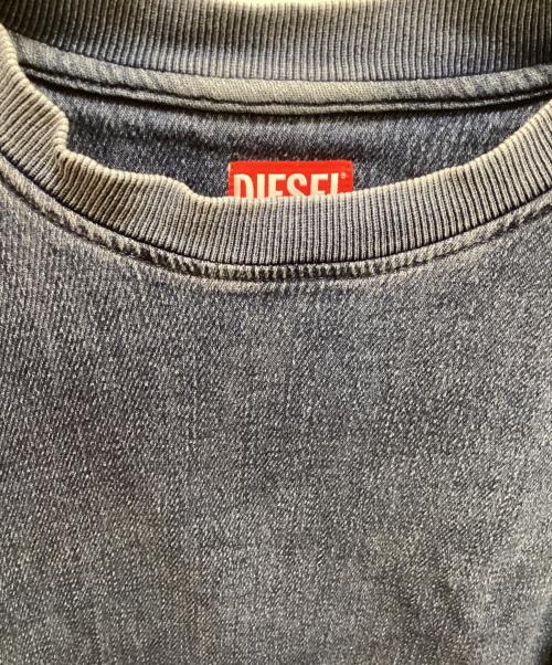 DIESEL（ディーゼル）DIESEL (ディーゼル) デニム クルーネック スウェット インディゴ サイズ:XXLの古着・服飾アイテム