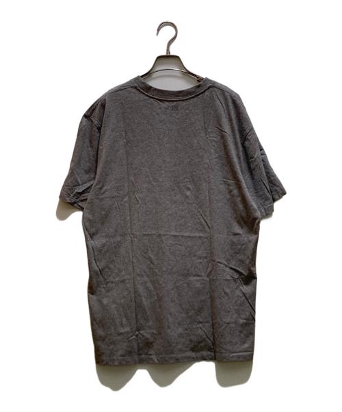 AMI PARIS（アミ パリス）AMI PARIS (アミ パリス) ハートロゴ刺繍 ロゴTシャツ グレー サイズ:XXLの古着・服飾アイテム