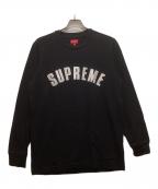 SUPREMEシュプリーム）の古着「アーチロゴ ロング スリーブ カットソー」｜ブラック