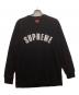 Supreme（シュプリーム）の古着「アーチロゴ ロング スリーブ カットソー」｜ブラック