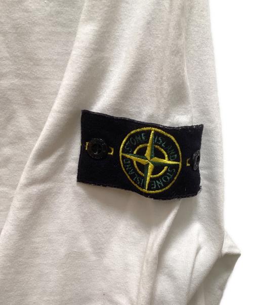 STONE ISLAND（ストーンアイランド）STONE ISLAND (ストーンアイランド) ガーゼドコットンジャージー ホワイト サイズ:XLの古着・服飾アイテム