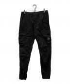 STONE ISLANDストーンアイランド）の古着「ストレッチ ガーメントダイ テーパードパンツ」｜ブラック