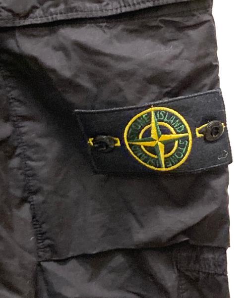 STONE ISLAND（ストーンアイランド）STONE ISLAND (ストーンアイランド) ストレッチ ガーメントダイ テーパードパンツ ブラック サイズ:w31の古着・服飾アイテム