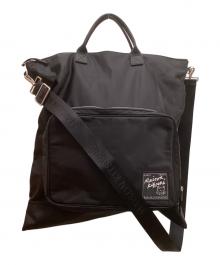 maison kitsune（メゾンキツネ）の古着「NYLON HELMET BAG」｜ブラック
