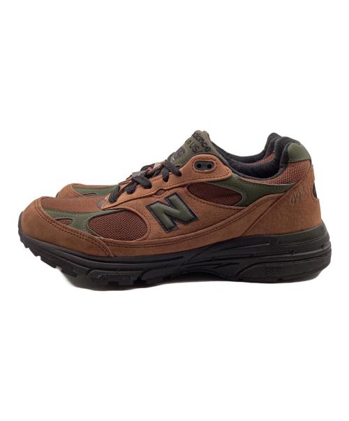 NEW BALANCE（ニューバランス）NEW BALANCE (ニューバランス) Aime Leon Dore (エメ レオン ドレ) 993 ローカットスニーカー ブラウン サイズ:27.5の古着・服飾アイテム