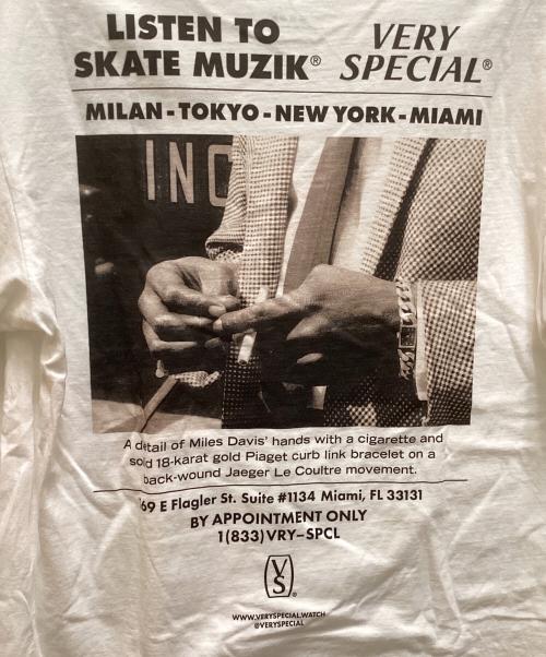 skate muzik（スケート・ミュージック）skate muzik (スケート・ミュージック) Very Special SMVS Tee ホワイト サイズ:L 未使用品の古着・服飾アイテム