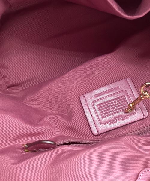 COACH（コーチ）COACH (コーチ) 2WAYショルダーバッグ ピンクの古着・服飾アイテム