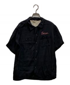 中古・古着通販】Schott (ショット) 鯉 刺繍 オープンカラーワーク