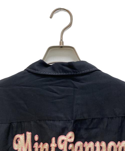 THE FLAT HEAD（ザ・フラットヘッド）THE FLAT HEAD (ザ・フラットヘッド) 半袖ボーリングレーヨンシャツ ブラック サイズ:38の古着・服飾アイテム