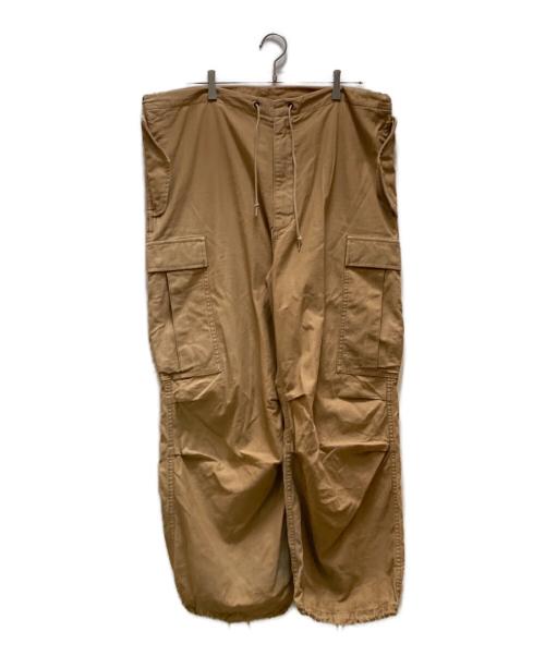 CANTATE（カンタータ）CANTATE (カンタータ) サルファー バック サテンM-51パンツ ベージュの古着・服飾アイテム