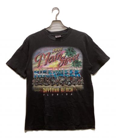 中古・古着通販】ONEITA (オニータ) 90s 両面プリントTシャツ ブラック