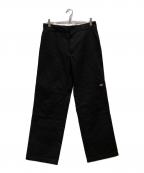 Dickiesディッキーズ）の古着「ルーズフィットダブルニーパンツ」｜ブラック