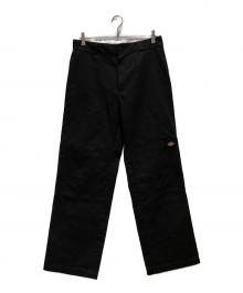 Dickies（ディッキーズ）の古着「ルーズフィットダブルニーパンツ」｜ブラック