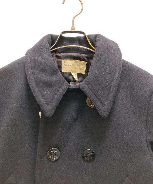 RRL（ダブルアールエル）RRL (ダブルアールエル) 8ボタンウールメルトンPコート ネイビー サイズ:ＸＳの古着・服飾アイテム