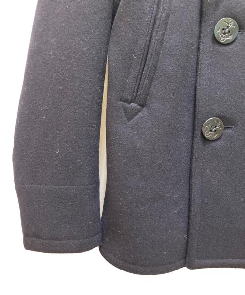 RRL（ダブルアールエル）RRL (ダブルアールエル) 8ボタンウールメルトンPコート ネイビー サイズ:ＸＳの古着・服飾アイテム