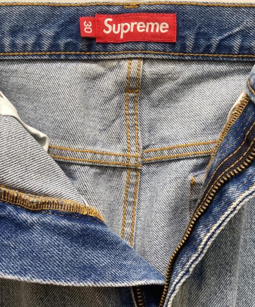 SUPREME（シュプリーム）Supreme (シュプリーム) バックロゴ刺繍 バギーデニムパンツ インディゴ サイズ:30の古着・服飾アイテム