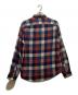 RRL (ダブルアールエル) リネンブレンドレギュラーカラーチェックシャツ ブルー×レッド サイズ:M：15000円