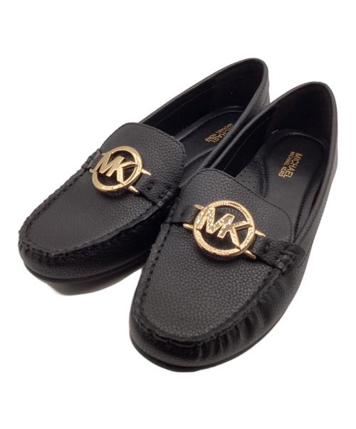 MICHAEL KORS（マイケル・コース）MICHAEL KORS (マイケル・コース) モカシンローファー ブラック サイズ:6Mの古着・服飾アイテム
