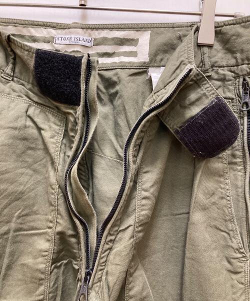 STONE ISLAND（ストーンアイランド）STONE ISLAND (ストーンアイランド) フライトデザイン カーゴパンツ グリーン サイズ:50の古着・服飾アイテム