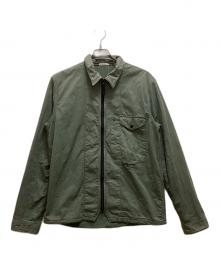 STONE ISLAND（ストーンアイランド）の古着「ガーメントダイ オーバーシャツジャケット」｜グリーン