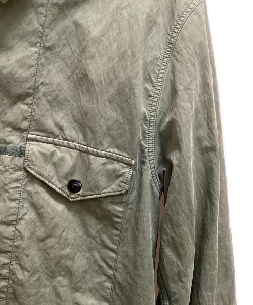 STONE ISLAND（ストーンアイランド）STONE ISLAND (ストーンアイランド) ガーメントダイ オーバーシャツジャケット グリーン サイズ:Lの古着・服飾アイテム
