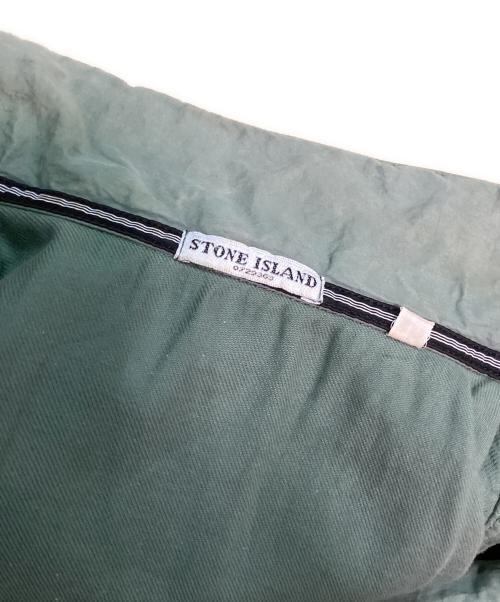 STONE ISLAND（ストーンアイランド）STONE ISLAND (ストーンアイランド) ガーメントダイ オーバーシャツジャケット グリーン サイズ:Lの古着・服飾アイテム