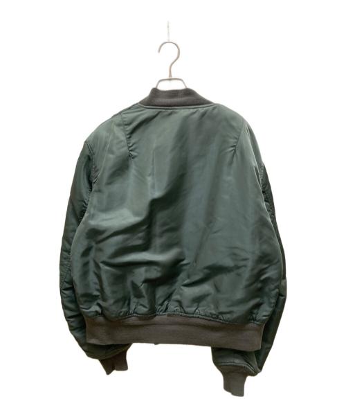 ALPHA（アルファ）ALPHA (アルファ) MA-1ジャケット グリーン サイズ:ｌの古着・服飾アイテム