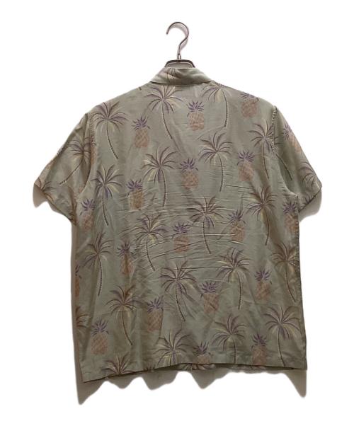 WACKO MARIA（ワコマリア）WACKO MARIA (ワコマリア) シルクオープンカラーアロハシャツ グリーン サイズ:Lの古着・服飾アイテム