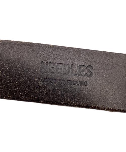 Needles（ニードルズ）Needles (ニードルズ) ファイヤーマンバックルレザーベルト ブラック サイズ:32/80の古着・服飾アイテム