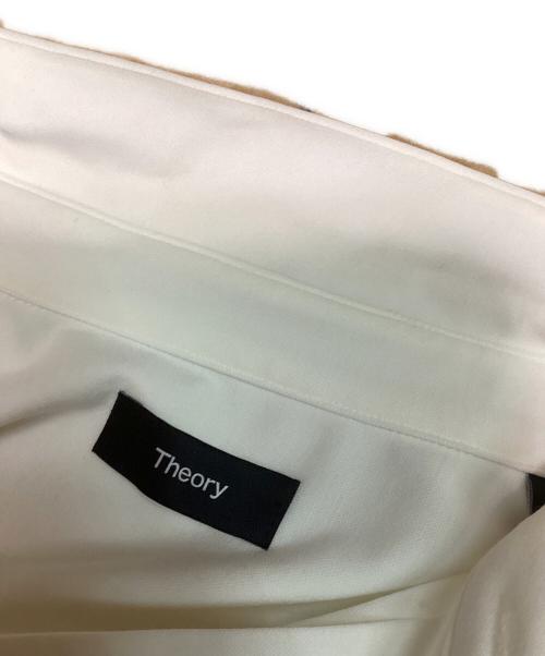 theory（セオリー）theory (セオリー) ストラクチャーニットボタンダウンシャツ ホワイト サイズ:Mの古着・服飾アイテム