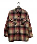LEVI'Sリーバイス）の古着「ヴィンテージオンブレチェックウールシャツ」｜ベージュ