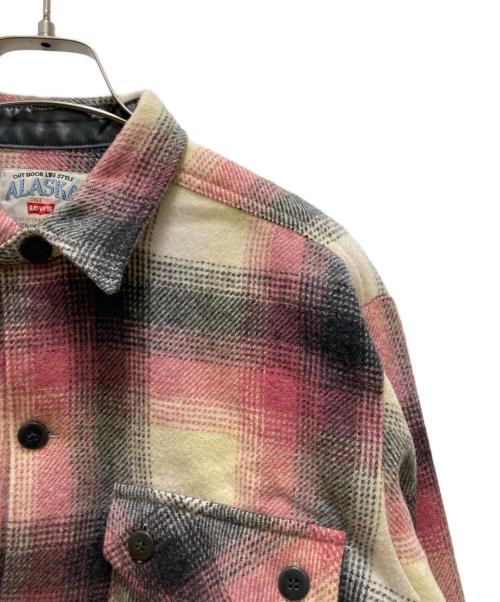 LEVI'S（リーバイス）LEVI'S (リーバイス) ヴィンテージオンブレチェックウールシャツ ベージュ サイズ:Ｍの古着・服飾アイテム