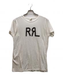 RRL（ダブルアールエル）の古着「ロゴTシャツ」｜ホワイト