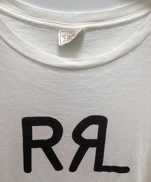 RRL（ダブルアールエル）RRL (ダブルアールエル) ロゴTシャツ ホワイト サイズ:Lの古着・服飾アイテム